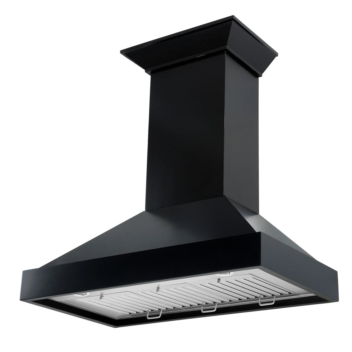ZLINE 30" Convertible Vent Wooden Wall Mount Range Hood in Black (KBCC - 30)