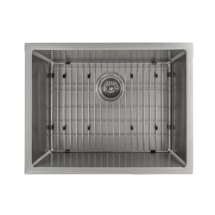 ZLINE 23" Meribel Undermount Single Bowl Kitchen Sink with Bottom Grid (SRS-23)
