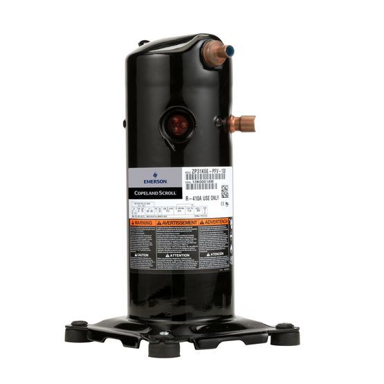 Copeland ZP16LXE-PFV-800 R-410A Scroll Compressor, 16,300 BTU/h, 208/230V 1-Phase