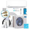 DIY 4th Generation E Star 18k BTU 22.7 SEER2 Ductless Mini-Split Heat Pump Complete System 208-230V/60Hz