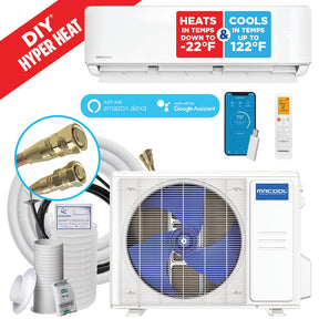 DIY 5th Gen - R454B - 18K Hyper Heat BTU 230V Condenser w/ 25ft Install Kit
