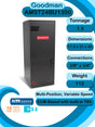 Goodman 2 TON Multi - Position Multi - Speed ECM Based R - 32 Air Handler with Internal TXV (AMST24BU1300)