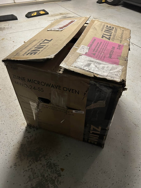 ZLINE 24 in. 1.6 cu ft. Built - in Convection Microwave Oven in Satin Stainless Steel with Speed and Sensor Cooking (MWO - 24 - SS) (Open Box)