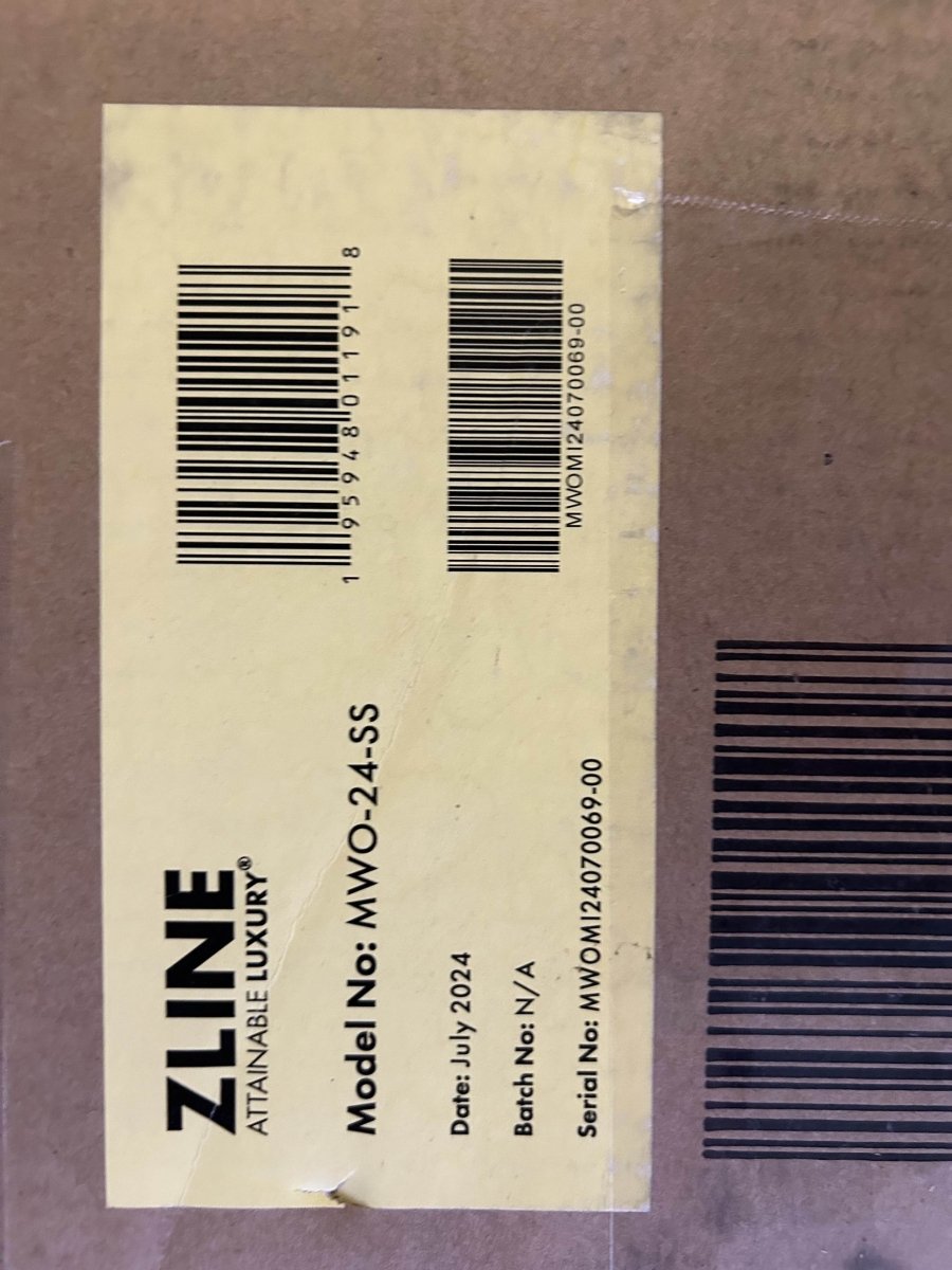 ZLINE 24 in. 1.6 cu ft. Built - in Convection Microwave Oven in Satin Stainless Steel with Speed and Sensor Cooking (MWO - 24 - SS) (Open Box)