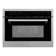 ZLINE 24 in. 1.6 cu ft. Built - in Convection Microwave Oven in Satin Stainless Steel with Speed and Sensor Cooking (MWO - 24 - SS) (Open Box)