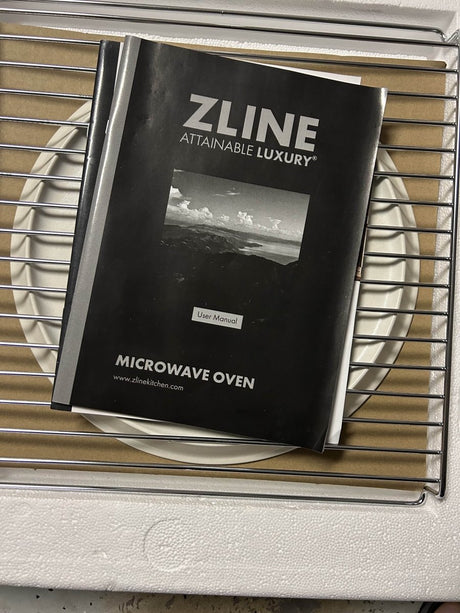 ZLINE 24 in. 1.6 cu ft. Built - in Convection Microwave Oven in Satin Stainless Steel with Speed and Sensor Cooking (MWO - 24 - SS) (Open Box)