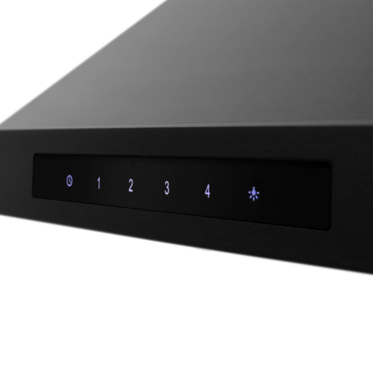 ZLINE 30" Convertible Vent Wall Mount Range Hood in Black Stainless Steel with Crown Molding (BSKBNCRN - 30)