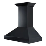 ZLINE 30" Convertible Vent Wooden Wall Mount Range Hood in Black (KBCC - 30)