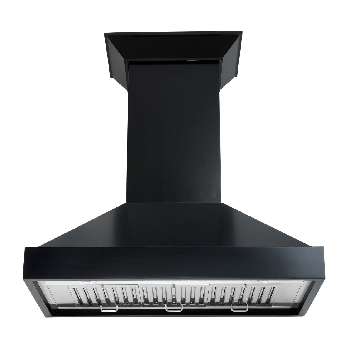 ZLINE 30" Convertible Vent Wooden Wall Mount Range Hood in Black (KBCC - 30)