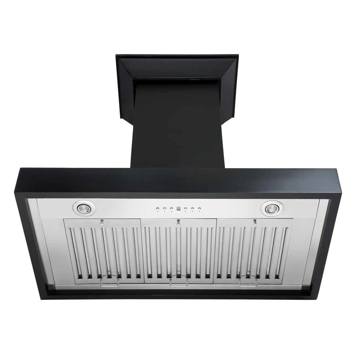 ZLINE 30" Convertible Vent Wooden Wall Mount Range Hood in Black (KBCC - 30)