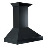 ZLINE 30" Convertible Vent Wooden Wall Mount Range Hood in Black (KBCC - 30)