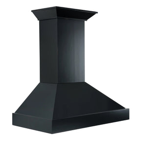 ZLINE 30" Convertible Vent Wooden Wall Mount Range Hood in Black (KBCC - 30)