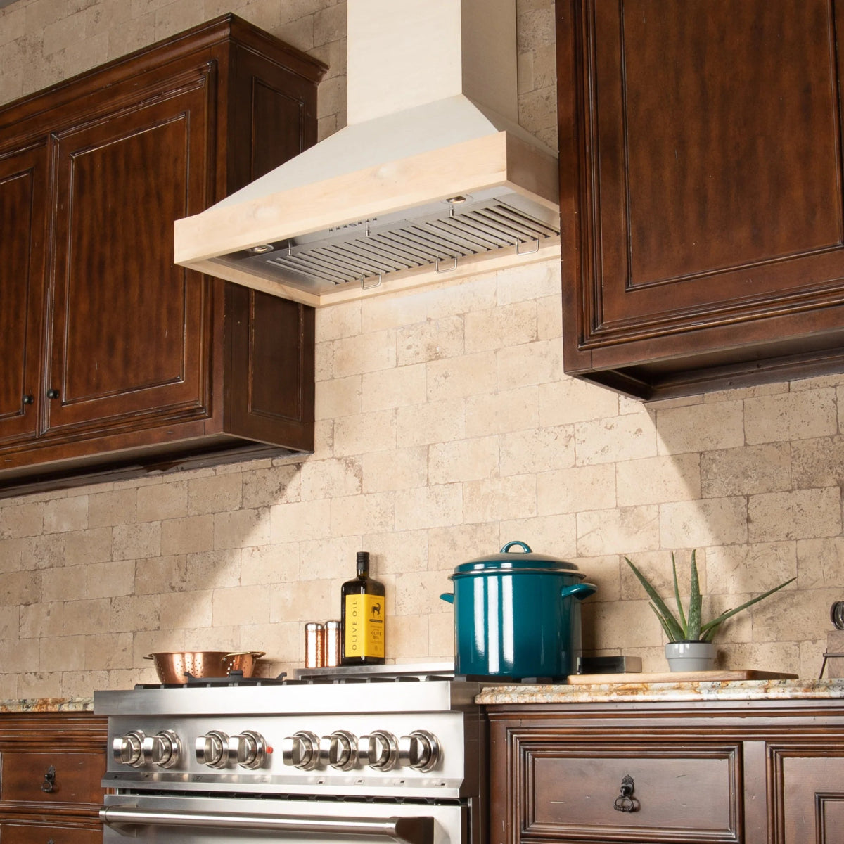 ZLINE 30" Ducted Unfinished Wooden Wall Mount Range Hood (KBUF - 30)