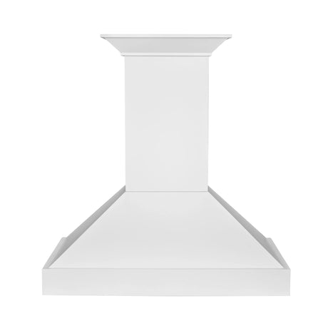 ZLINE 30 in. Wooden Wall Mount Range Hood in Smooth Bright White Finish (KBWW - 30)