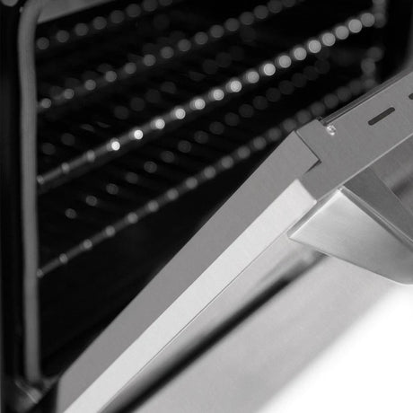 ZLINE 36 in. 4.6 cu. ft. Legacy Dual Fuel Range with 6 Burner Gas Cooktop and Electric Convection Oven in Satin Stainless Steel (RAS - SN - 36)