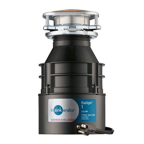 InSinkErator Badger 1 Garbage Disposal, 1/3 HP