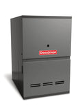 Goodman 2 TON 15.2 SEER2 Downflow AC system with 80% AFUE 60k BTU 2 stage Low NOx Furnace (GSXH502410, CAPFA3022B6, GCVC800603BX)