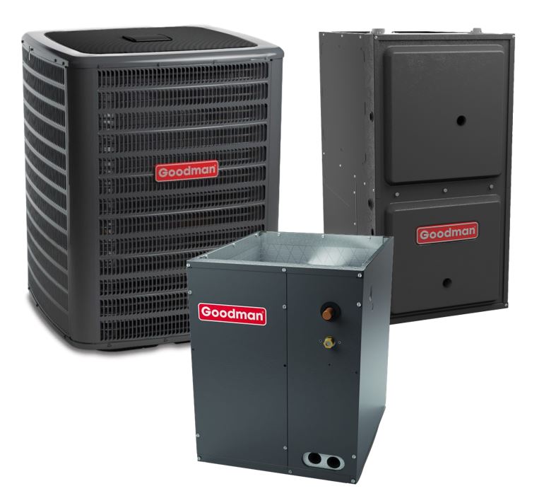 Goodman GSXC180481 18 SEER 4 TON Complete Split Upflow AC System