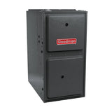 Goodman 2 TON 15 SEER2 Downflow AC system with 96% AFUE 80k BTU 2 stage Low NOx Furnace (GSXM402410, CAPTA2422C4, GCVC960804CN)