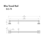 ZLINE Bliss Towel Rail (BLS-TR)
