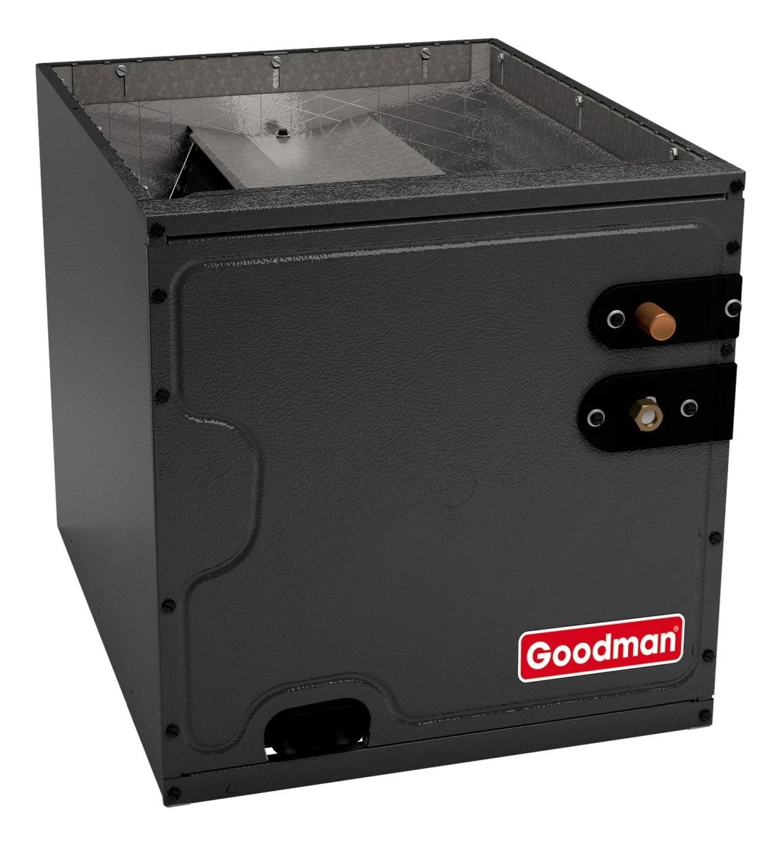 Goodman 13 SEER 1.5 TON complete split DOWNFLOW AC system with NEW 9 SPEED furnace