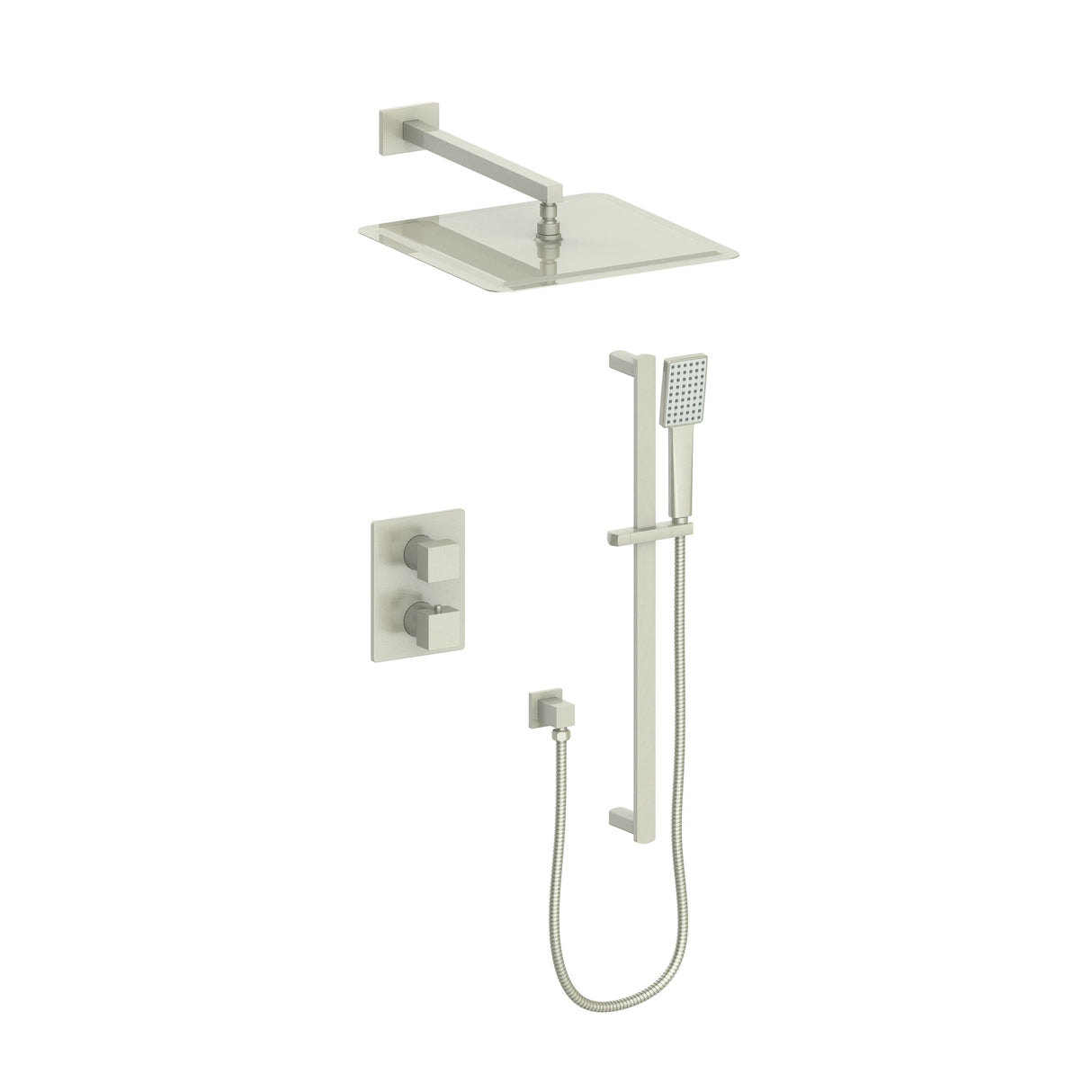 ZLINE Crystal Bay Thermostatic Shower System with color options (CBY-SHS-T2)