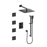 ZLINE Crystal Bay Thermostatic Shower System with Body Jets, color options available (CBY-SHS-T3)