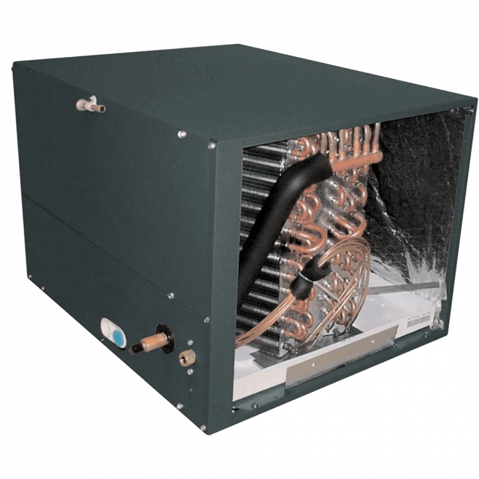 Goodman 2 TON 14.5 SEER2 Horizontal Heat Pump system with 80% AFUE 80k BTU Furnace (GSZH502410, CHPTA2426B4, GM9S800803BN)