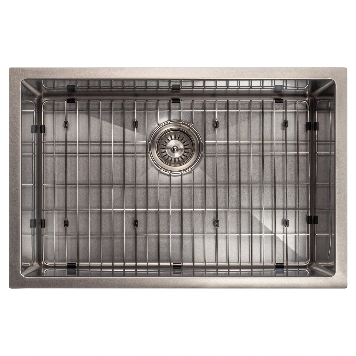 ZLINE 27" Meribel Undermount Single Bowl Kitchen Sink with Bottom Grid (SRS-27)