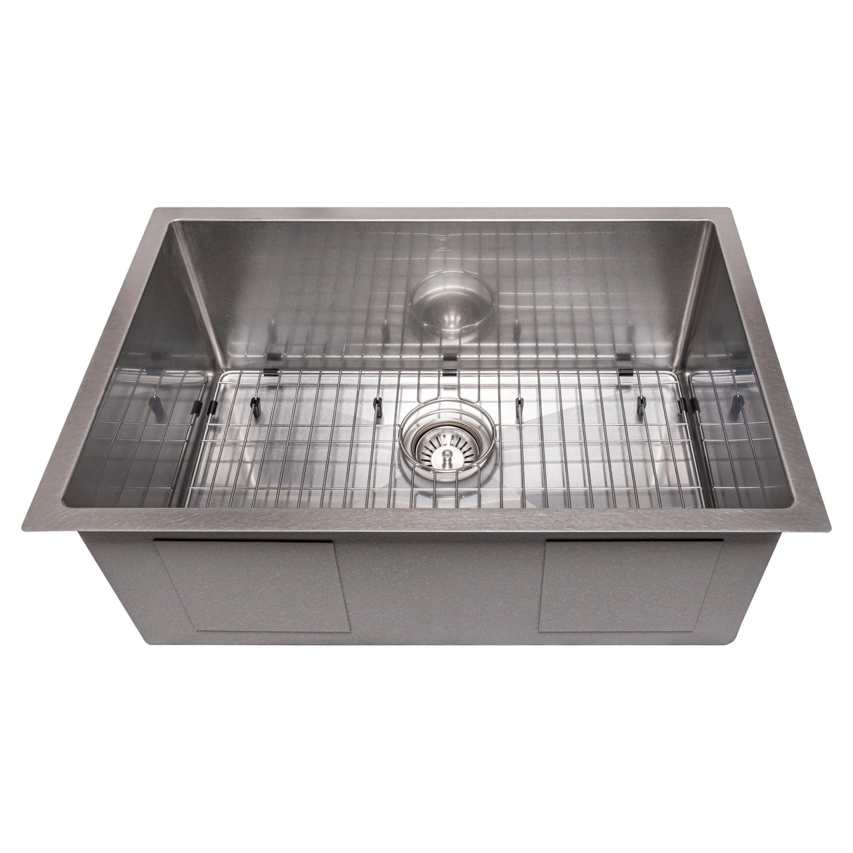 ZLINE 27" Meribel Undermount Single Bowl Kitchen Sink with Bottom Grid (SRS-27)