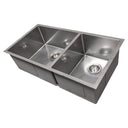 ZLINE 36" Chamonix Undermount Double Bowl Kitchen Sink with Bottom Grid (SR60D-36)