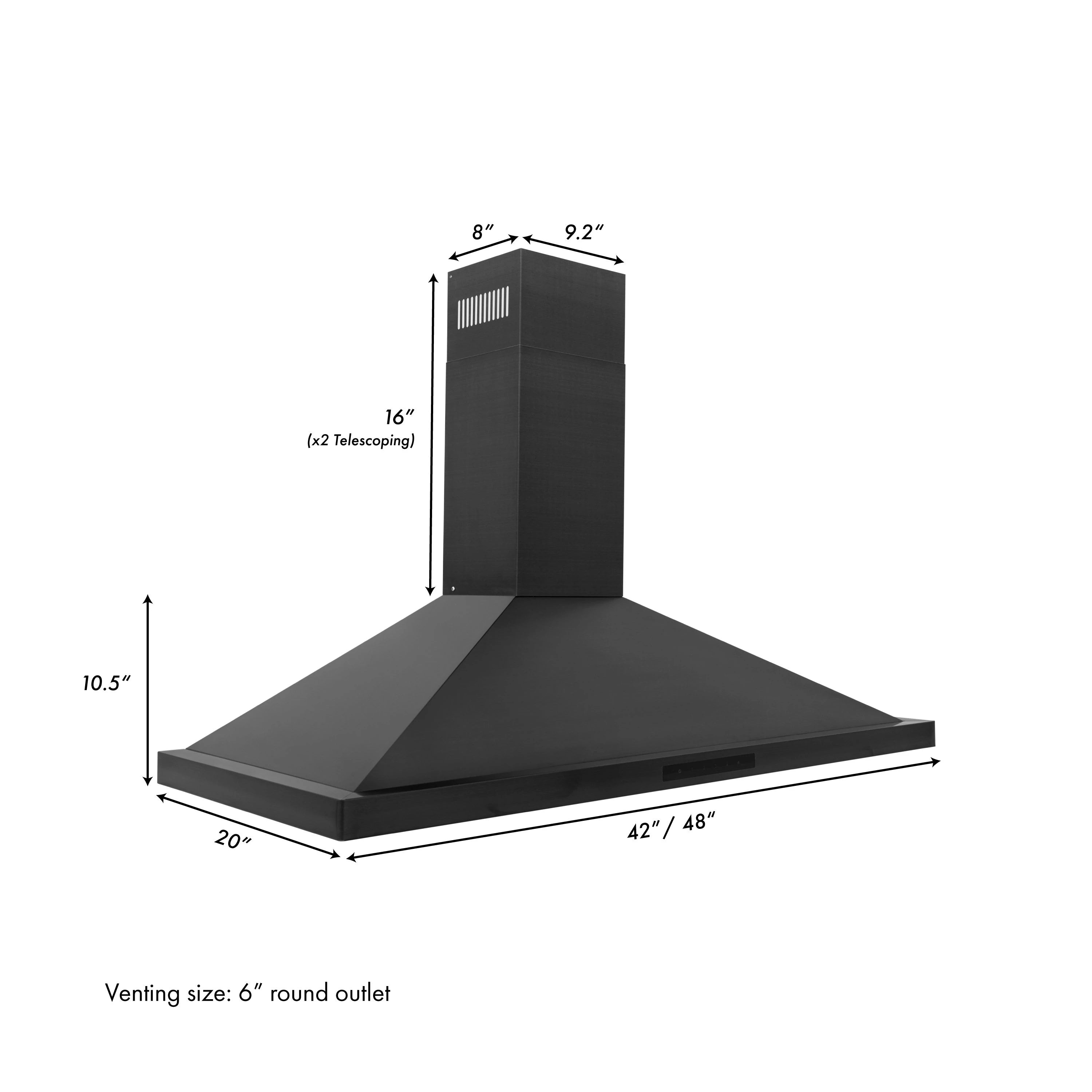 Zline black range hood deals