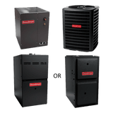 Goodman 13 SEER 3.5 TON complete split DOWNFLOW AC system with NEW 9 SPEED furnace