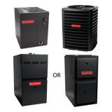 Goodman 14 SEER 3.0 TON complete split DOWNFLOW AC system with Luxury class furnace