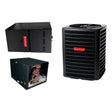 Goodman 2.5 TON 15.2 SEER2 Horizontal AC system with 80% AFUE 80k BTU 2 stage Furnace (GSXH503010, CHPTA3630B4, GM9C800803BN)