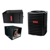 Goodman 3 TON 15.2 SEER2 Horizontal AC system with 80% AFUE 80k BTU Furnace (GSXH503610, CHPTA3630B4, GM9S800804BN)