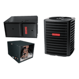 Goodman 16 SEER 3.5 TON complete split HORIZONTAL AC system with Luxury class furnace