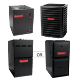 Goodman 18 SEER 2 Stage 3.0 TON complete split DOWNFLOW AC system with Luxury class furnace