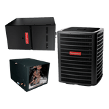 Goodman 16 SEER 2 Stage 5.0 TON complete split HORIZONTAL AC system with Luxury class furnace