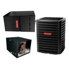 Goodman 18 SEER 2 Stage 2.0 TON complete split HORIZONTAL AC system with Luxury class furnace