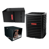 Goodman 16 SEER 2 Stage 5.0 TON complete split HORIZONTAL AC system with Luxury class furnace