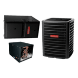 Goodman 18 SEER 2 Stage 2.0 TON complete split HORIZONTAL AC system with Luxury class furnace