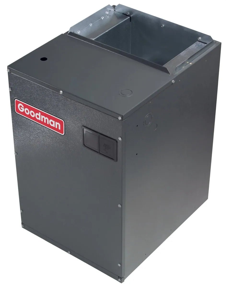 Goodman 2 TON 17.2 SEER2 Horizontal AC Only system with blower and coil (GSXC702410, CHPTA3026C4, MBVC1601AA-1)