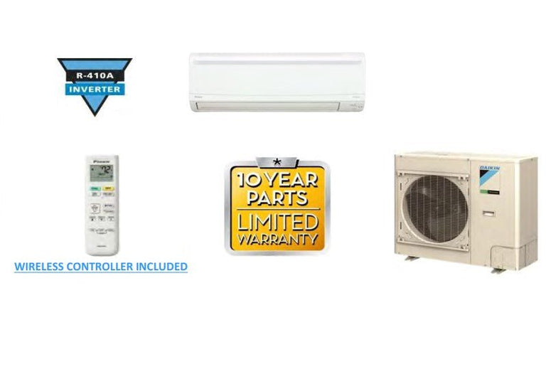 Daikin RKS36LVJU-FTXS36LVJU 36k BTU 14 SEER AC Only Single Zone Mini-Split  System