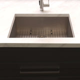 ZLINE 27" Meribel Undermount Single Bowl Kitchen Sink with Bottom Grid (SRS-27)