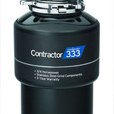 Contractor 333 Garbage Disposal, 3/4 HP