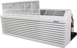 AMANA PTAC 12,000 BTU Air Conditioner PTC123K35AXXX with 3.5 kW Heater 20 Amp Plug, White