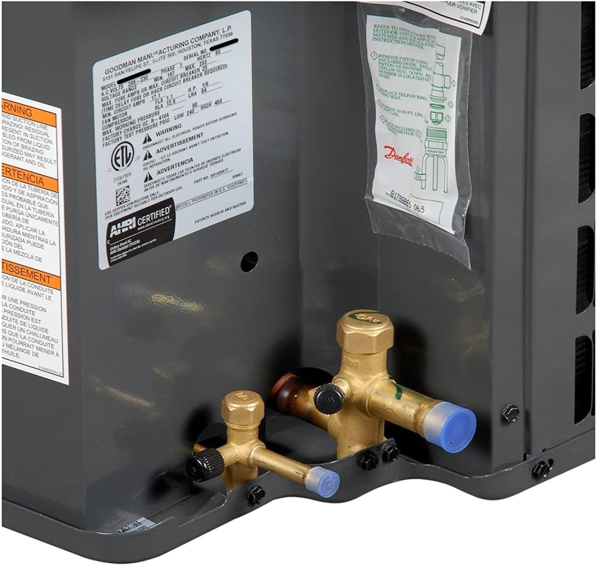 Goodman 5 TON 17.2 SEER2 Premium Series Two Stage Air Conditioner Condenser - GSXC706010