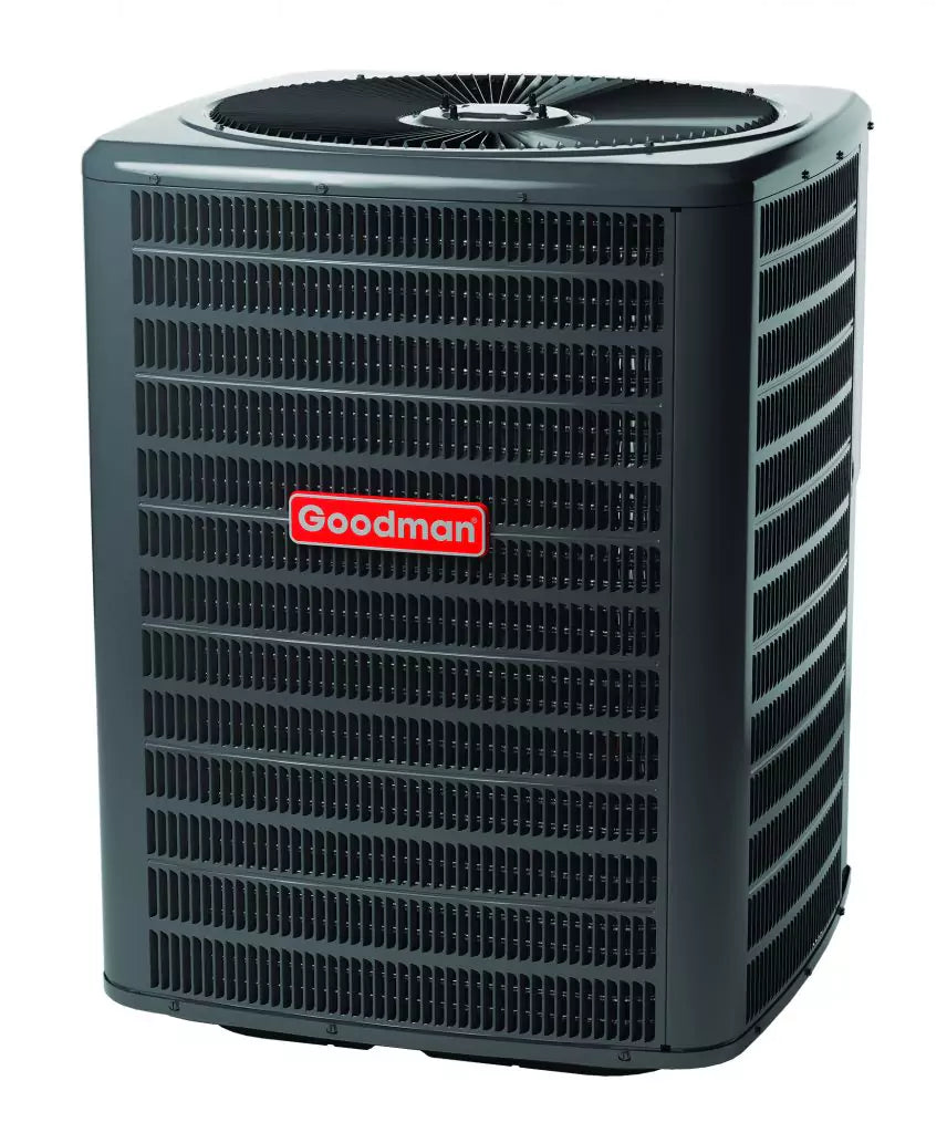 Goodman 2 TON 14.5 SEER2 Upflow Heat Pump system with 80% AFUE 80k BTU Furnace (GSZH502410, CAPTA2422B4, GM9S800804BN)