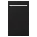 ZLINE 18" Tallac Series 3rd Rack Top Control Dishwasher in Custom Panel Ready with Stainless Steel Tub, 51dBa (DWV-18)